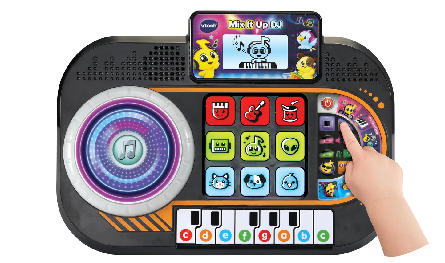 VTech Mix It Up DJ, DJ Mixer Toy for Kids, Lights and Sound Effects, 25 Interactive Buttons, Educational Toy, Interactive Toy for Kids Ages 3, 4, 5 Years, English Version