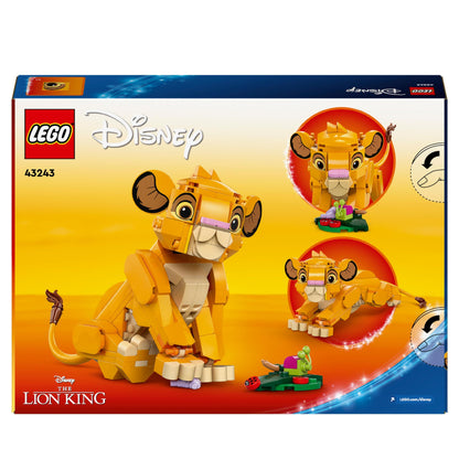 LEGO ǀ Disney Simba the Lion King Cub Building Toy for 6 Plus Year Old Girls & Boys, Construction Figure Playset, 1994 Movie Memorabilia Set, 30th Idea for Kids 43243