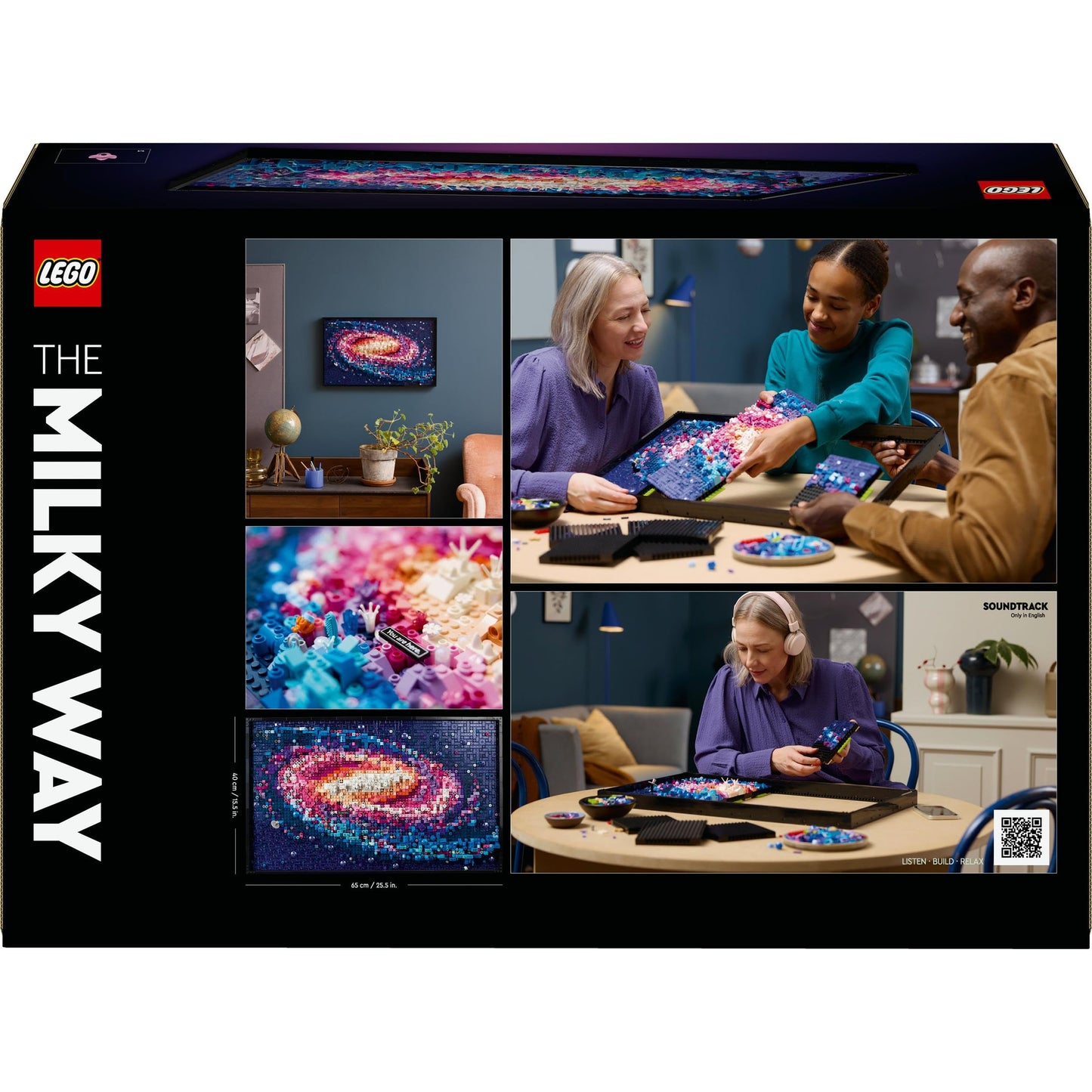 LEGO Art The Milky Way Galaxy - Space Model Kit for Adults - Astronomy Gift for Mothers - Makes a Great Creative Activity or Home Office Décor Idea for The Living Room - 31212