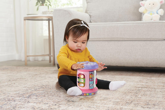 VTech Baby Explore & Discover Roller, Interactive Baby Toy with Gears, Rollers, Beads, Lights & Music, Roll & Push Gift for Infants 6, 9, 12 months +, English Version