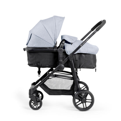 Ickle Bubba Star 2-in-1 Pushchair – Suitable from Birth to 15kg (Approx. 3 Years*), Convertible Seat, One-Hand Fold, UPF 50+ Canopy, Spacious Basket & Durable Wheels (Zen Blue)