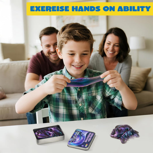 JOYIN Galaxy color-changing putty, sensory slime for kids and adults, fidget toy for stress relief and anxiety, 4.2oz.