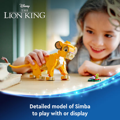 LEGO ǀ Disney Simba the Lion King Cub Building Toy for 6 Plus Year Old Girls & Boys, Construction Figure Playset, 1994 Movie Memorabilia Set, 30th Idea for Kids 43243