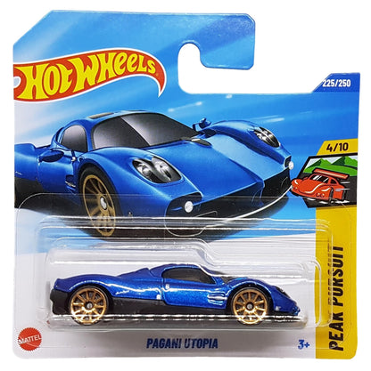 Hot Wheels - Pagani Utopia - Peak Persuit 4/10 - JBB38 - Short Card - Blue Metallic - Mattel 2025-1:64