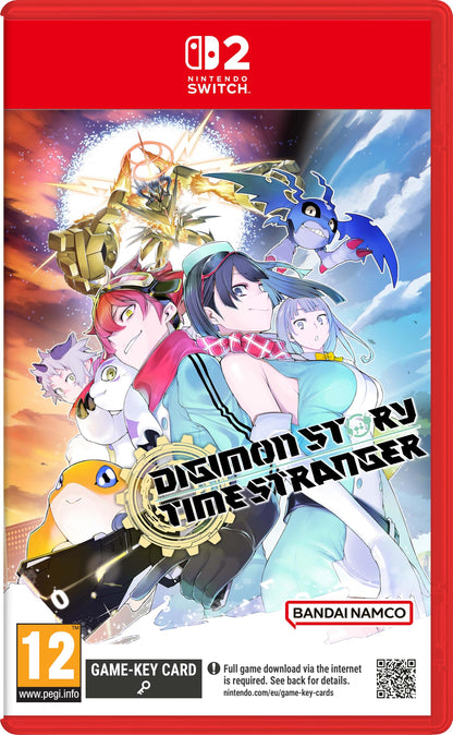 Nintendo Switch game case for Digimon Story: Cyber Sleuth Hacker's Memory by Bandai Namco, featuring artwork of Digimon characters.