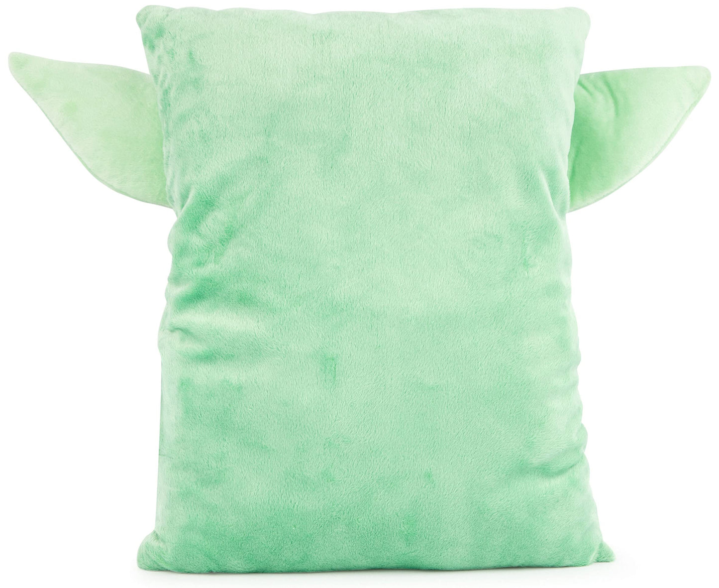Jay Franco Star Wars The Mandalorian Grogu Baby Yoda Plush Snuggle Pillow - Super Soft 3D Bed Cushion