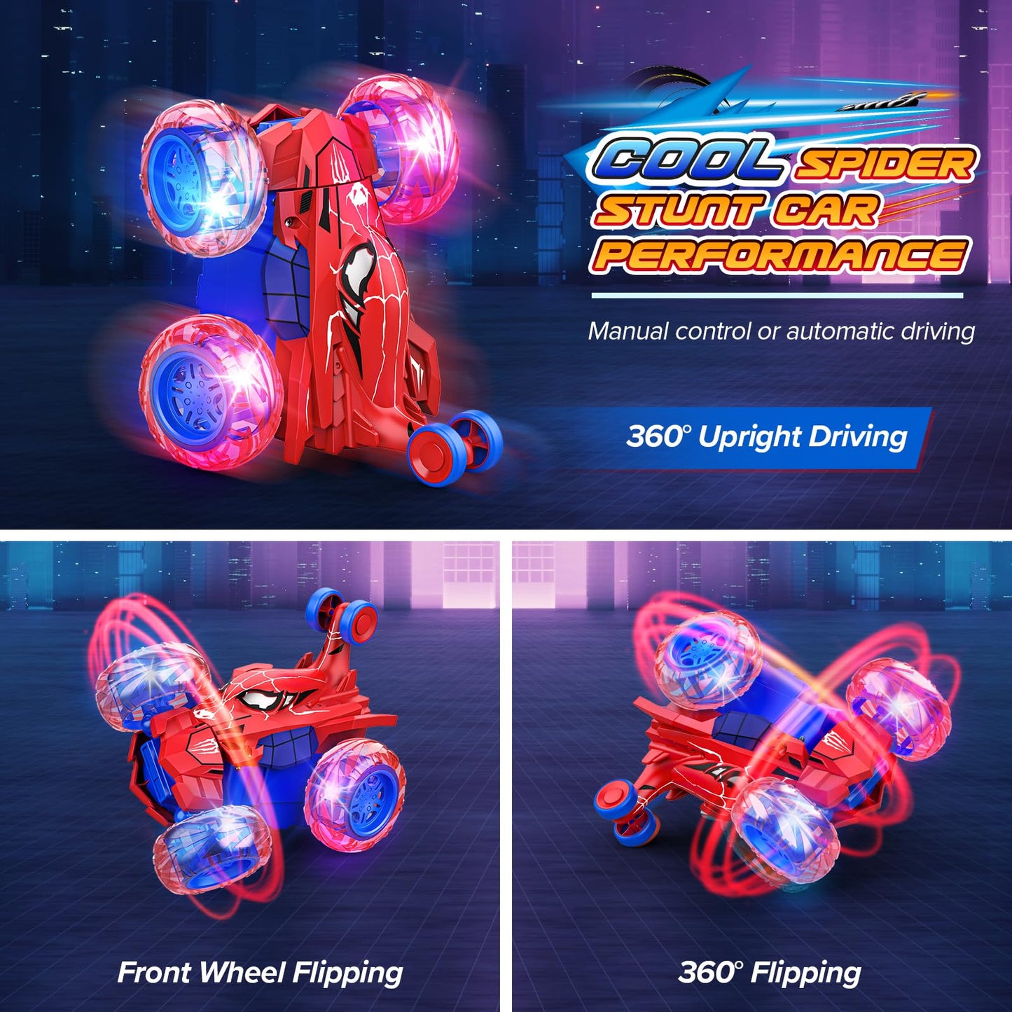 Dreamlandia Remote Control Cars Toys for 3-10 Year Old Boys Girls, Monster Truck Kids Boys Toys age 3-12 Rc Car Christ Mas Gifts for 3-9 Year Old Girls Boys Stocking Fillers Kids Outdoor Garden Games