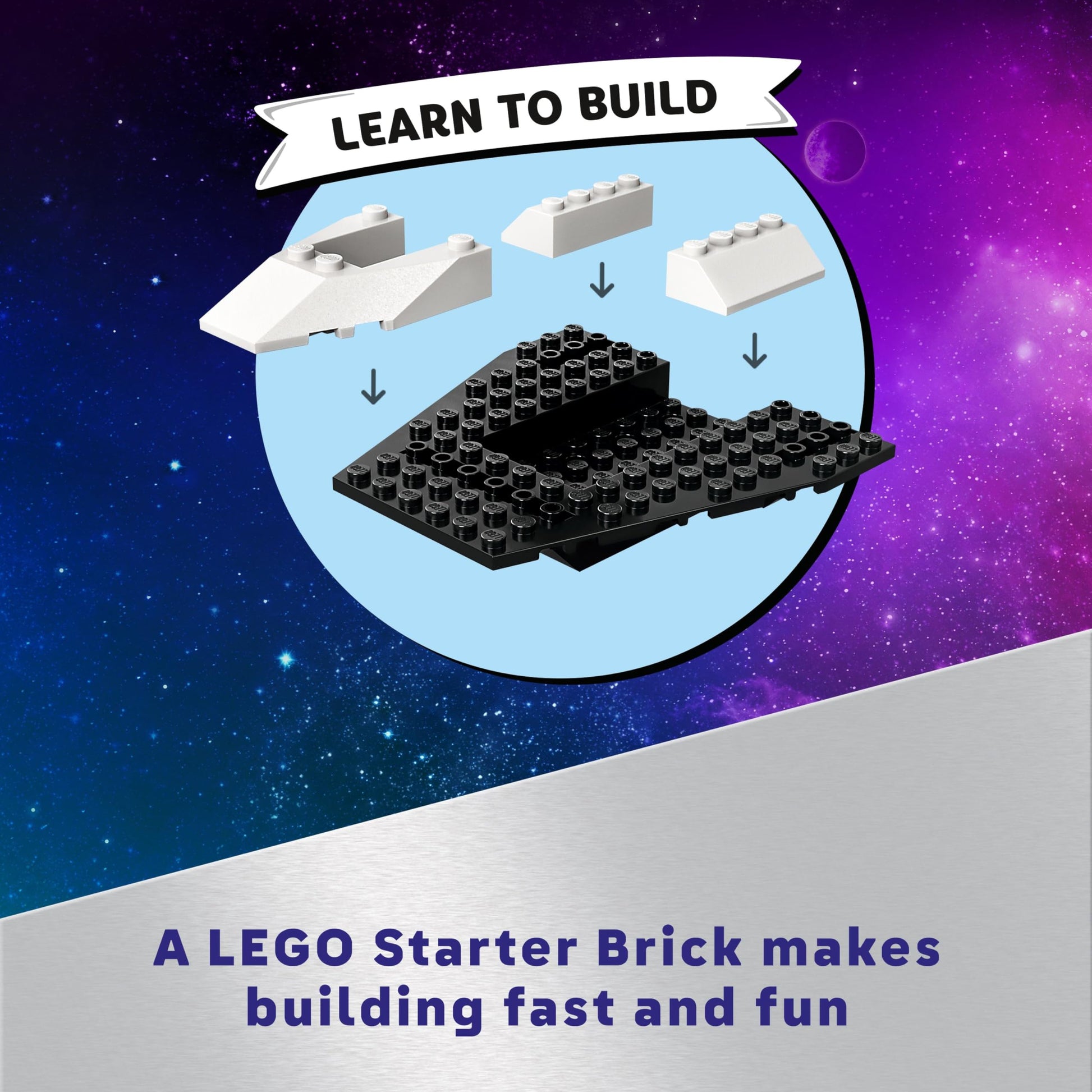 LEGO City Spaceship and Asteroid Discovery Set with astronaut minifigures and alien figure for imaginative play.