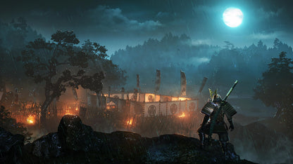 Nioh 3 game for PlayStation 5 with cover art featuring a fierce warrior in traditional armor, produced by KT.