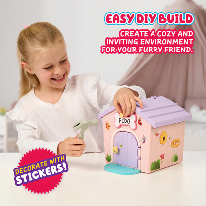 Little Live Pets Pink & Purple Home - My Puppy's Home Minis Plush Toy and Kennel Playset Surprise Reveal!