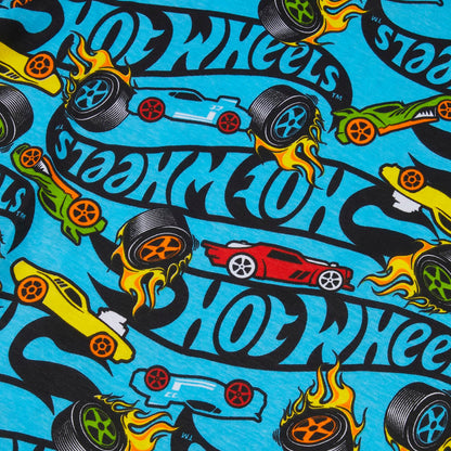 Hot Wheels Cotton Pyjama Sets for Boys | Official Clothes | Car Gifts - 4-5 Years Blue