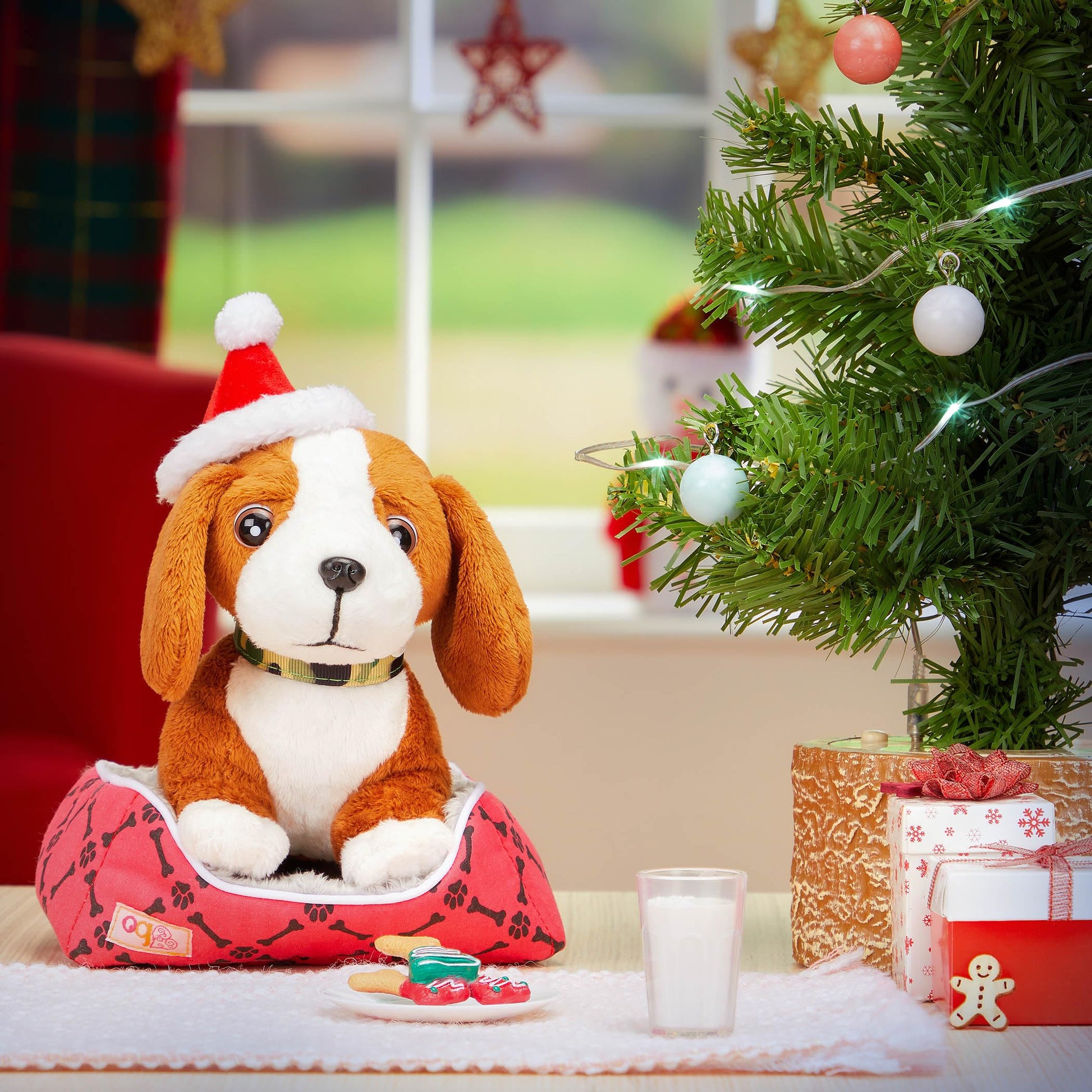 Our Generation kids pet care puppy dog doll play set with accessories for 18-inch dolls, perfect for animal-loving children aged 3 to 10.