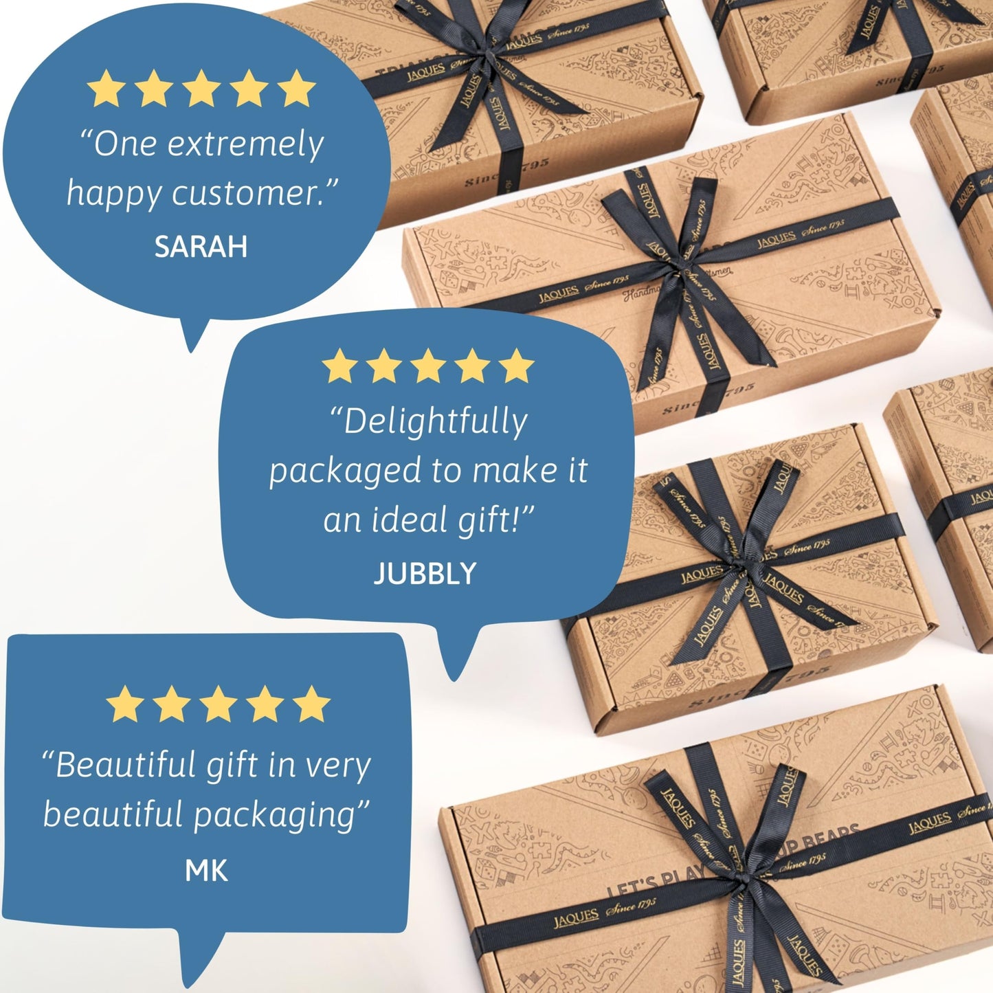 Wooden farm animal toys for toddlers, including cow, pig, and sheep, from Jaques of London Montessori farm puzzle set.