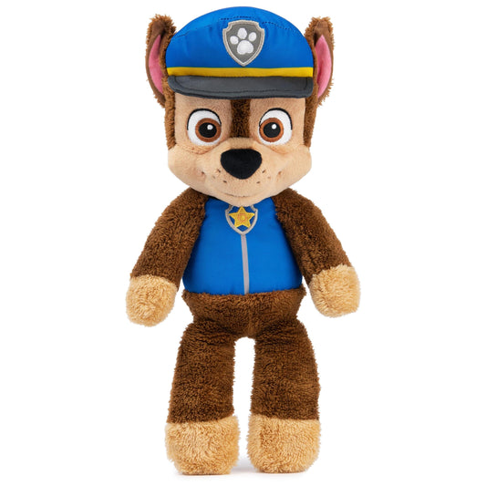 GUND PAW Patrol Official Chase Take Along Buddy Plush Toy, Premium Stuffed Animal for Ages 1 and Up, Blue/Brown, 33cm