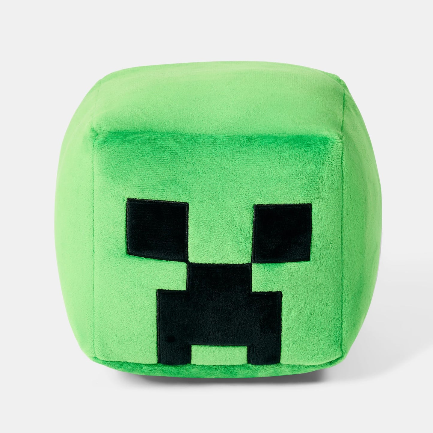 OHS Minecraft Creeper Head Plush Pillow Soft Stuffed Toy Kids Teenagers Back Support Cushion for Sofa Bedroom Accessories Decorative Throw Pillow Gifts for Gamers, Green - 20cm