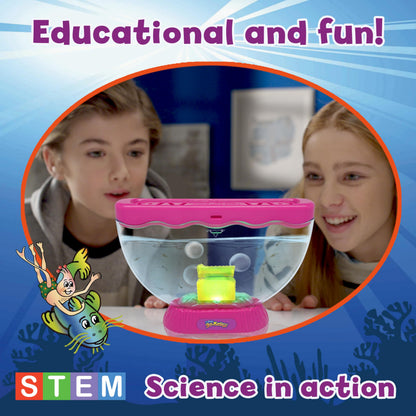 The Original Sea Monkeys - Ocean Zoo - Grow Your Own Pets Science Kit- Includes Eggs, Food, and Water Purifier, Color May Vary