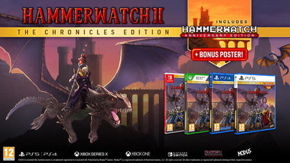 Hammerwatch 2: Chronicles Edition for PS5 by Modus, featuring game cover art with fantasy characters and vibrant artwork.