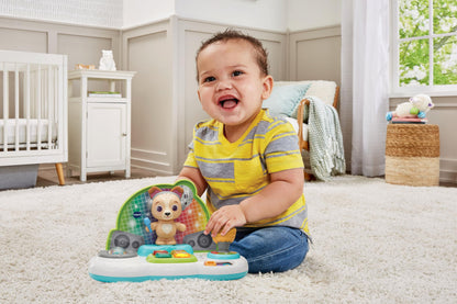 VTech Baby DJ Jams Puppy, Interactive Musical Toy, 60+ Songs and Melodies, Music, Learn & Play Modes, Fun DJ Features, Suitable for Ages 9, 12, 18 Months Plus, English Version