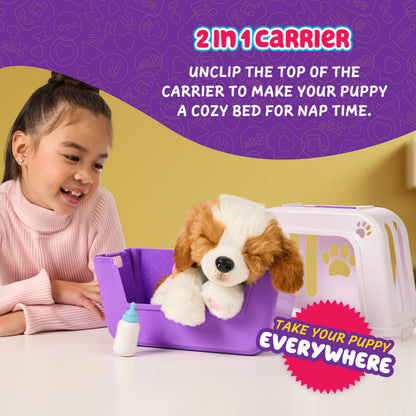 Little Live Pets My Really Real Puppy - Patches The Beagle Realistic Interactive Toy Puppy That Reacts To Your Touch. 60+ Sounds and Reactions. Soft Fur, Weighted Paws, Blinking Eyes