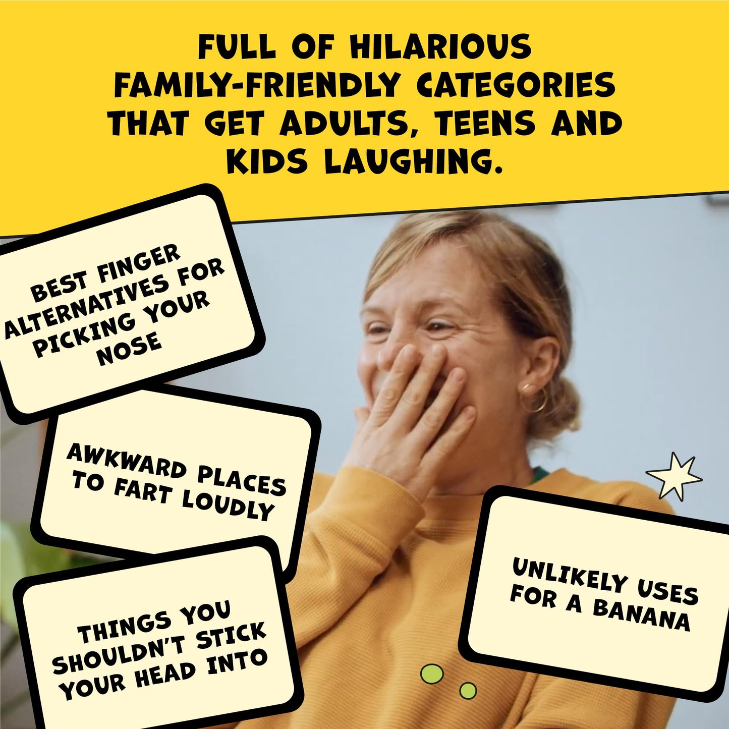 Snaptastic: The Hilarious Game of Snap-Reactions and Ridiculous Answers | Fast & Funny Game for Kids, Teens & Adults | Easy to Learn and Perfect for Home or Travel.
