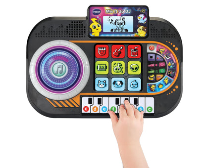 VTech Mix It Up DJ, DJ Mixer Toy for Kids, Lights and Sound Effects, 25 Interactive Buttons, Educational Toy, Interactive Toy for Kids Ages 3, 4, 5 Years, English Version
