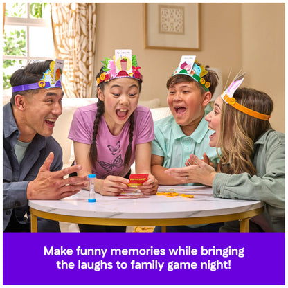 Spin Master Games, Hedbanz 3rd Edition 2025 with New Cards & Headbands, Picture Guessing Card Game, Quick Questions & Fast Fun, Easy to Play for Family & Kids, 2-6 Players, for Ages 6 & Up