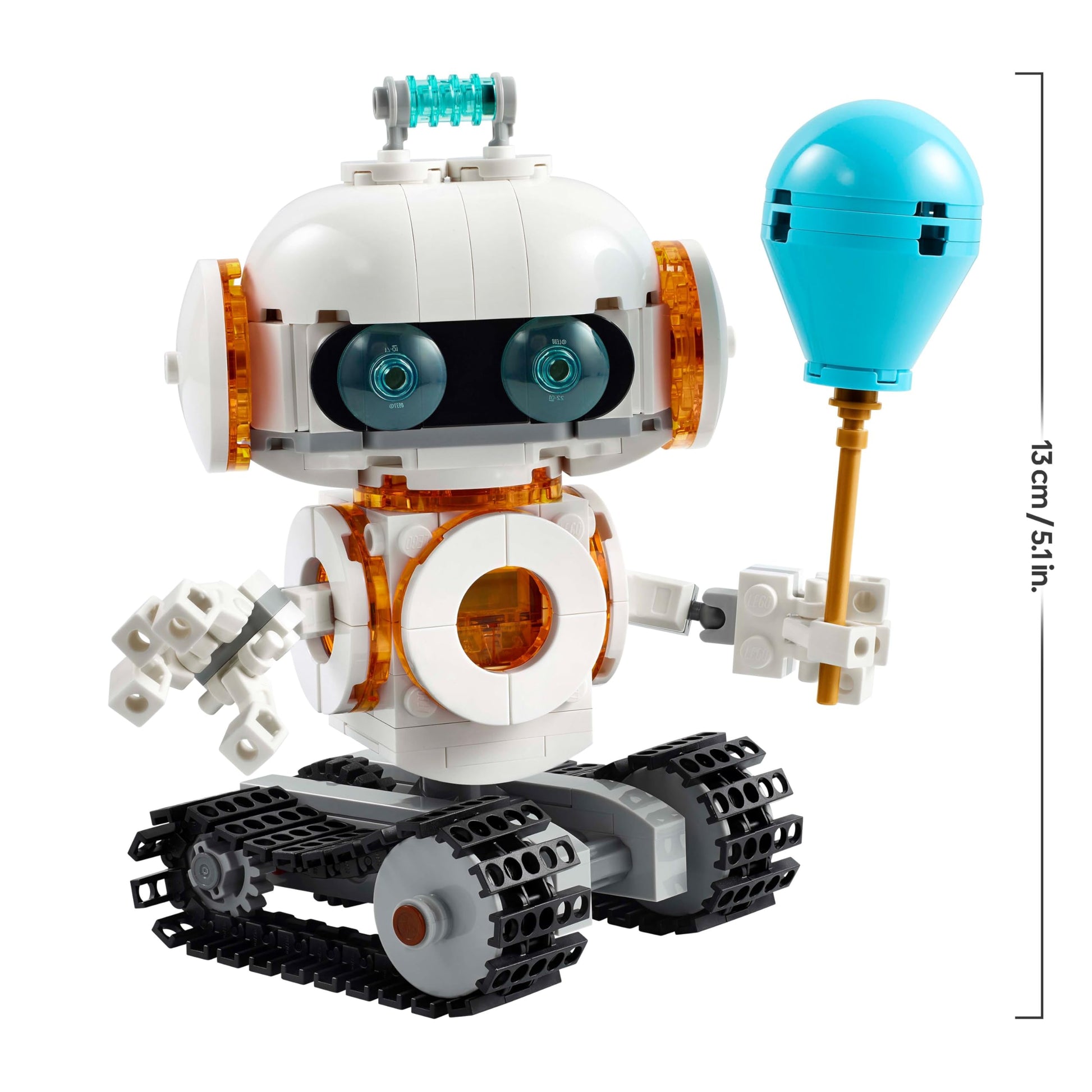 LEGO Creator 3in1 Space Robot toy, featuring a transformable dog figure and rocket model for creative building fun.