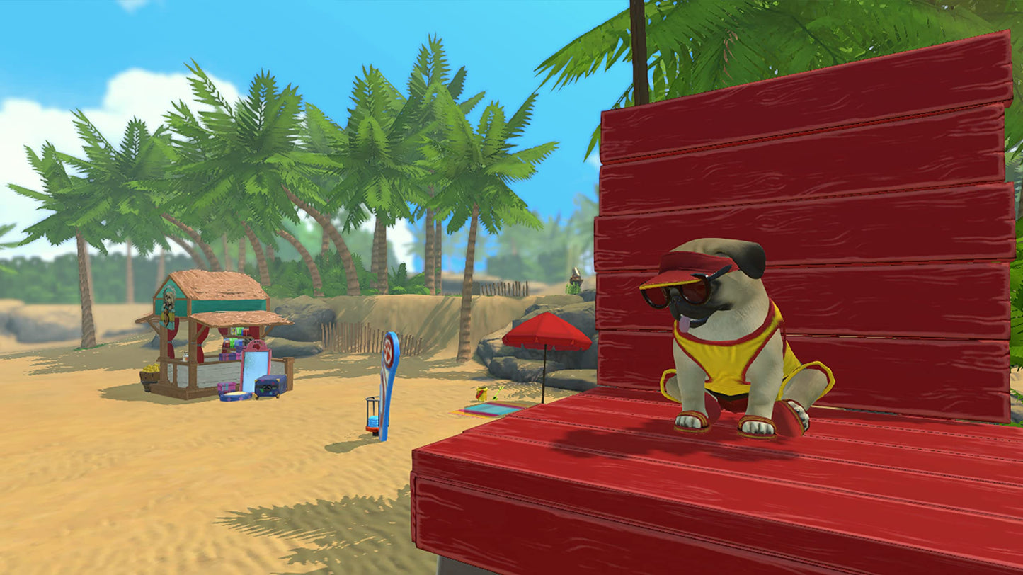 Fireshine Games Little Friends: Puppy Island game box with colorful puppy illustrations and playful design.