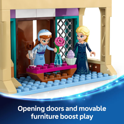 LEGO ǀ Disney Princess Arendelle Frozen Castle Toy - Building Set incl. Anna & Elsa Mini Dolls plus Olaf & Penguin Figures - Gift for 5+ Year Old Girls - 43265