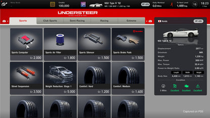PlayStation Gran Turismo 7 Standard Edition game for PlayStation 5, featuring racing cars and game cover art.