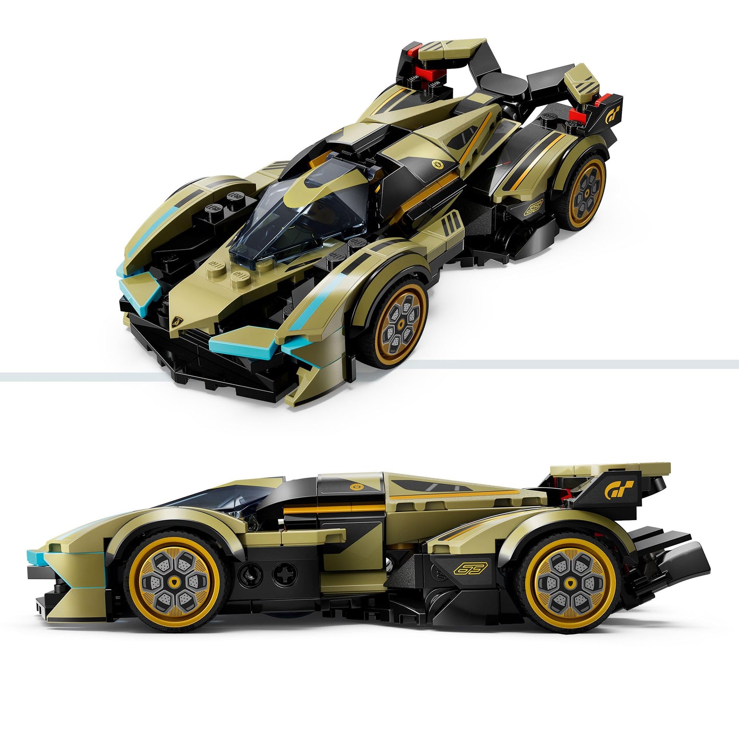 LEGO Speed Champions Lamborghini V12 Vision GT model set, showcasing a detailed buildable supercar for kids.