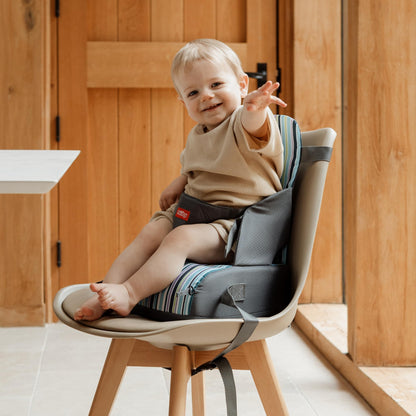 Nuby Travel Booster Seat – Compact and Foldable | Baby Sit Up Seat | Weaning Toddler Chair | Suitable for Ages 6 Months Plus