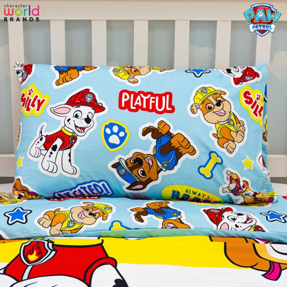 Paw Patrol Official Single Childs Duvet Cover Set | Pupster Design Reversible 2 Sided Bedding Including Matching Pillow Case | Brands Single Bed Set