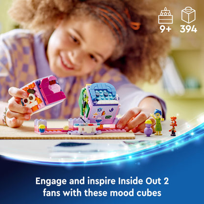 LEGO Disney Pixar Inside Out 2 Mood Cubes Playset, Building Toy for 9 Plus Year Old Girls & Boys, Includes Character Mini-Doll Figures from the Film, Fun Gift to Share Emotions like Joy 43248