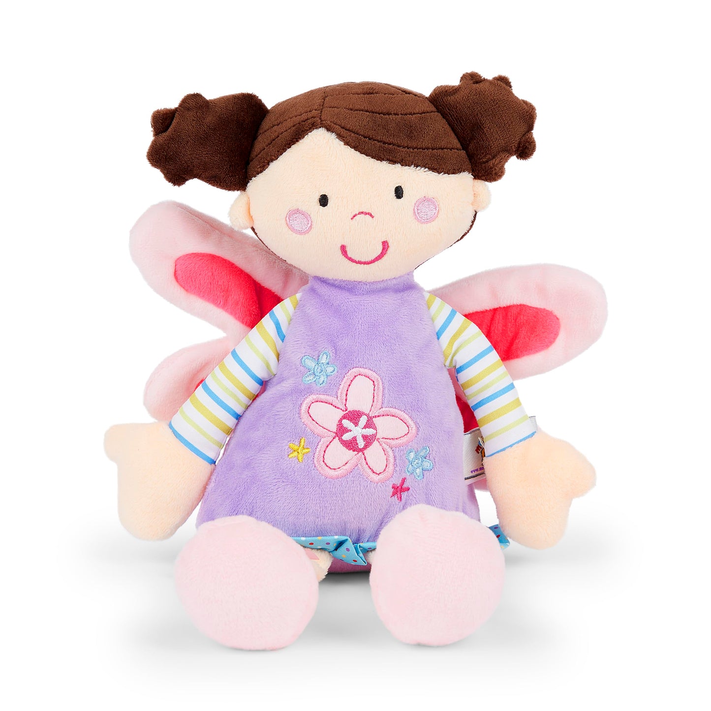 Mousehouse Gifts - Purple Bunny Rabbit Soft Toy in Clothes, Plush Rabbit Cuddly Toy for Newborn Baby Boys and Girls