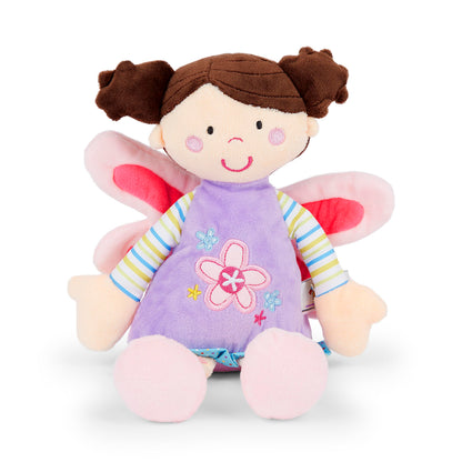 Mousehouse Gifts - Purple Bunny Rabbit Soft Toy in Clothes, Plush Rabbit Cuddly Toy for Newborn Baby Boys and Girls