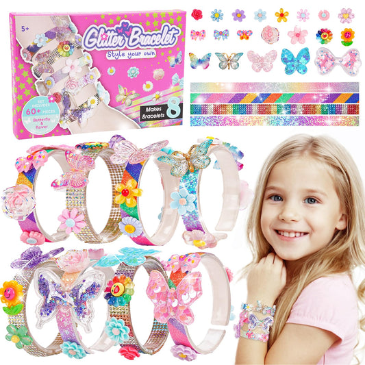 Eichhoo friendship bracelet making kit for girls, includes colorful threads and beads, perfect for ages 5-12 for arts and crafts.