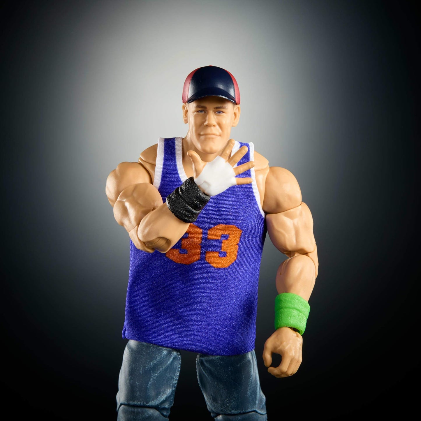 Mattel WWE Ultimate Edition John Cena 6-inch Action Figure & Accessories Set, 10+ Pieces Include Swappable Heads & Hands, JCX42