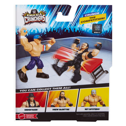 WWE John Cena (Blue) Knuckle Crunchers 6 Toy Wrestling Action Figure