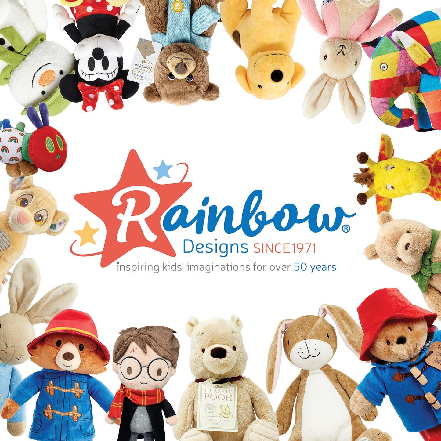 Rainbow Designs Very Hungry Caterpillar Sensory Baby Toy - Soft Activity Toy with Crinkle Sounds, Rattle, Mirror & Teether - Learning Activity Toy for Toddlers- Buggy & Cot Attachable