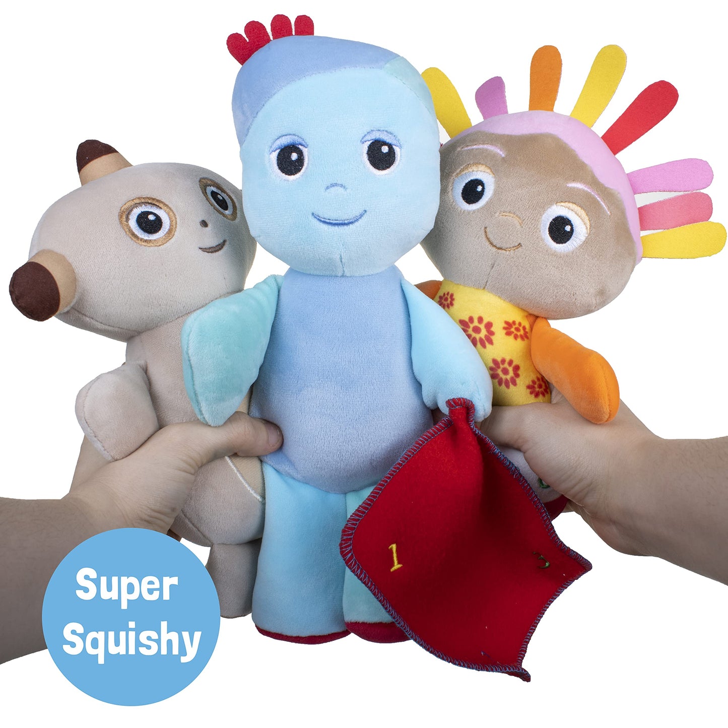 IN THE NIGHT GARDEN 2069 Super Squashy Soft Toy-Makka Pakka, Brown