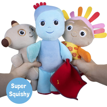 IN THE NIGHT GARDEN 2069 Super Squashy Soft Toy-Makka Pakka, Brown