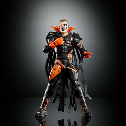 Mattel WWE Elite Collection Action Figure & Accessories, Premium Live Event Stardust Set, WrestleMania with Sam Roberts Build-A-Figure Parts, JHX76