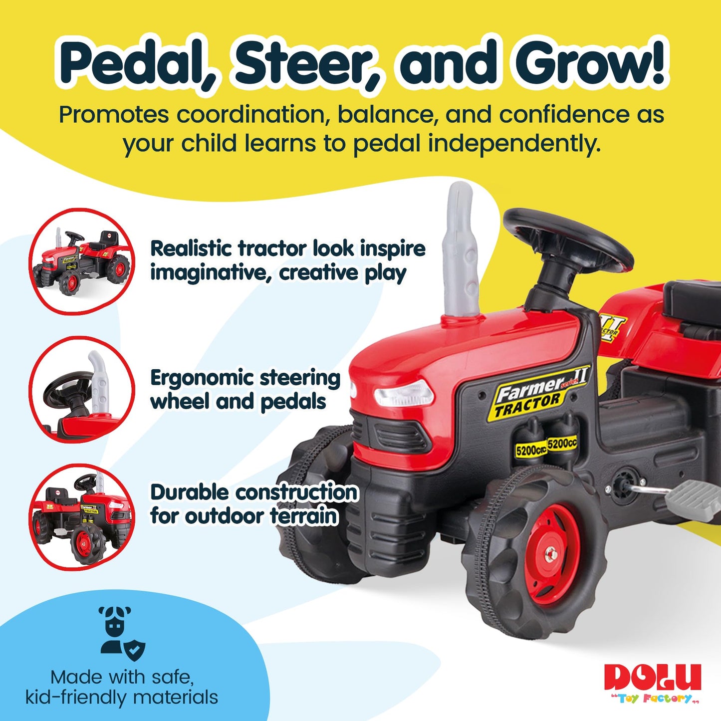 Dolu Child's Pedal Tractor (6268050)