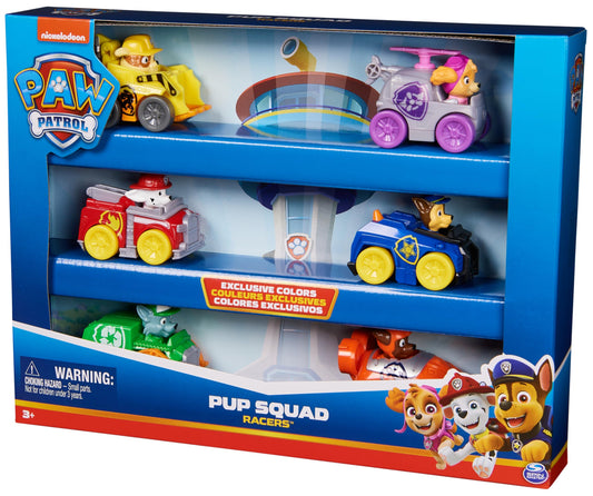 Paw Patrol: Pup Squad Racers, 6-Piece Vehicle Gift Set, Kids’ Toys for Boys & Girls Aged 3 and Up