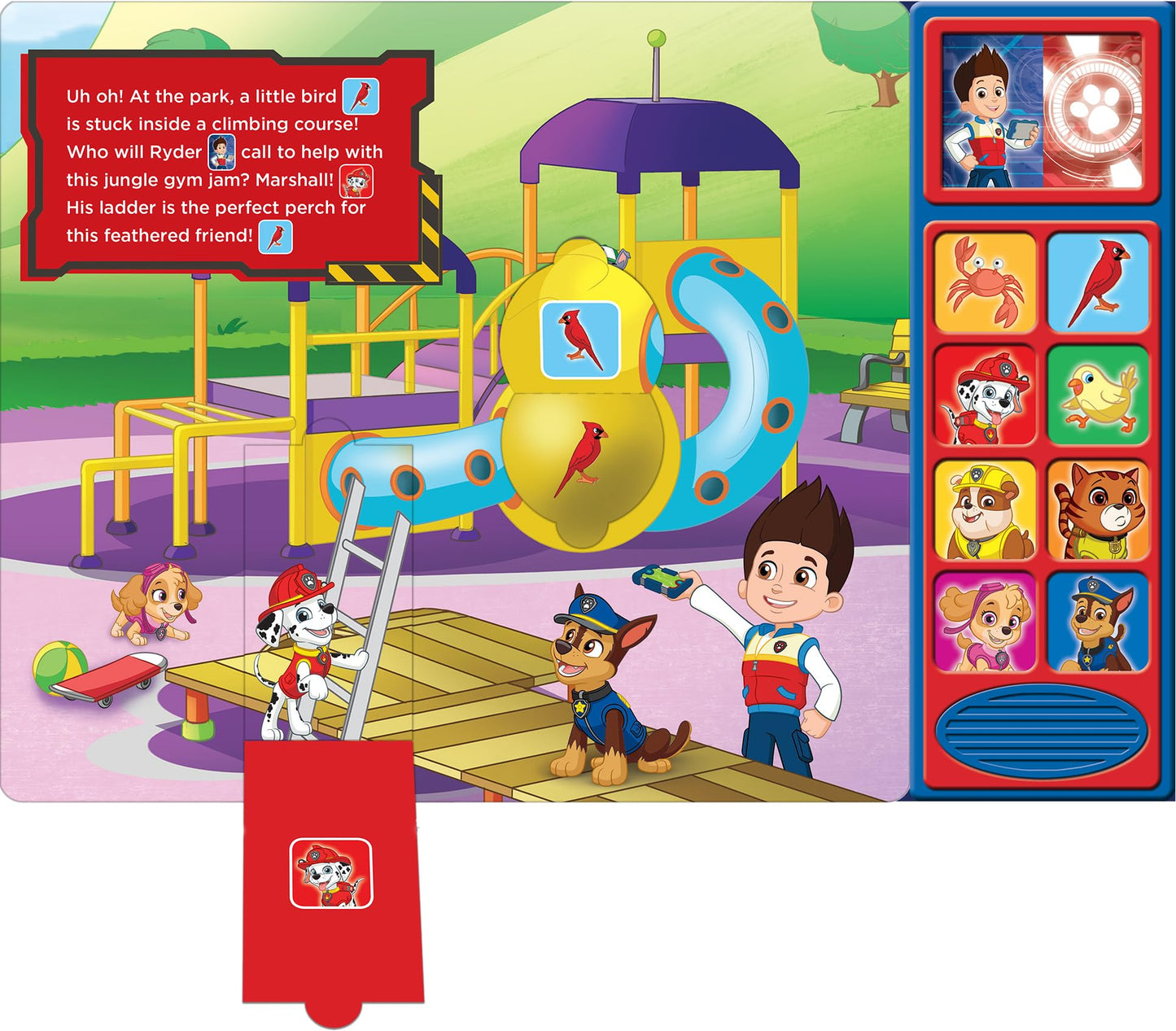 Nickelodeon PAW Patrol - Animal Rescues! Lift-a-Flap Sound Book - PI Kids (Play-A-Sound)