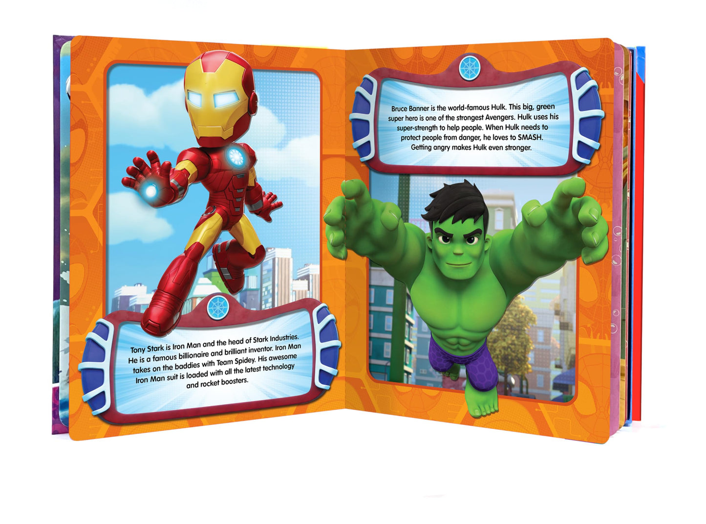 Marvel Spidey and his Amazing Friends My Busy Books - Storybook, 10 figurines, playmat