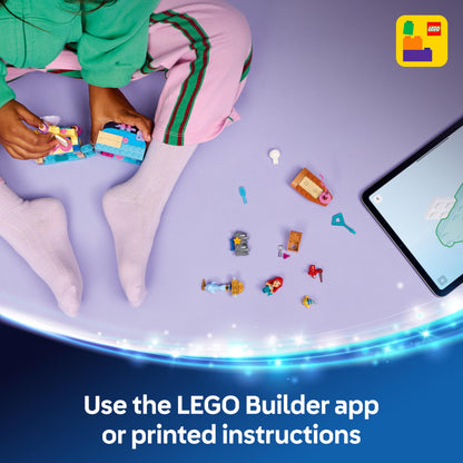 LEGO|Disney Princess Ariel's Magical Mini Palace - The Little Mermaid Castle Toy w/a Micro Doll plus Sebastian & Flounder Animal Figures - Gift for 5+ Year Old Girls - 43285