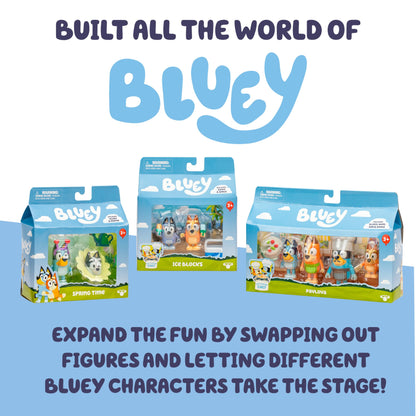 Bluey Celebration Home, Help Celebrate Birthday, With 11 Play Pieces of Removable Furniture and Accessories, Plus 1 Exclusive 2.5 Inch Figure,