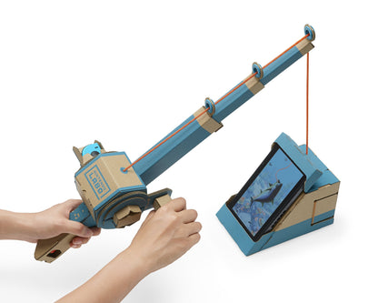 Nintendo Labo Variety Kit for Nintendo Switch featuring colorful DIY cardboard toy construction sets and accessories.
